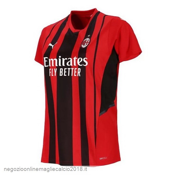 Home Online Maglia Donna AC Milan 2021/2022 Rosso Nero