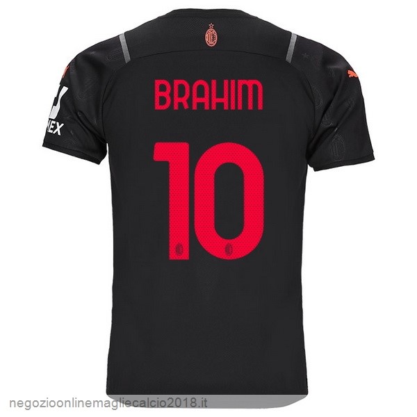 NO.10 Brahim Terza Online Maglia AC Milan 2021/2022 Nero