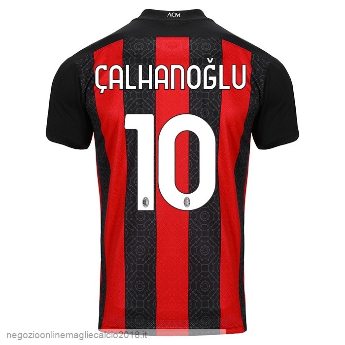 NO.10 Calhanoglu Home Online Maglia AC Milan 2020/21 Rosso