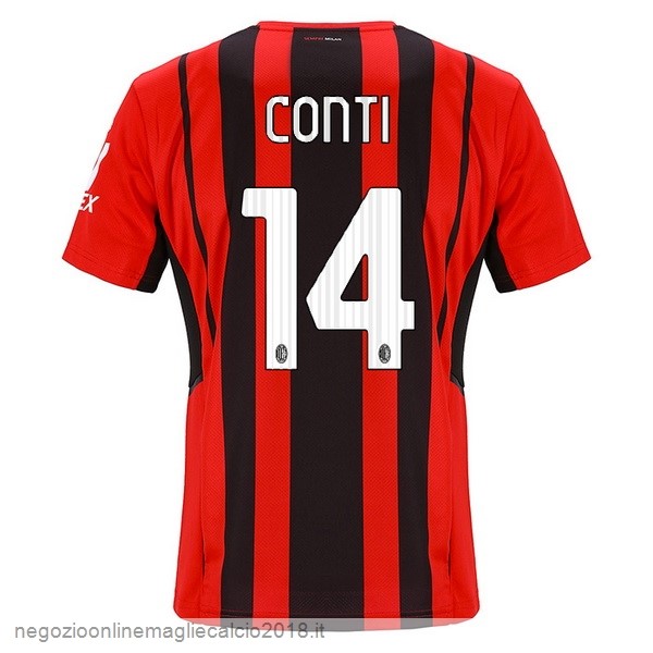NO.14 Conti Home Online Maglia AC Milan 2021/2022 Rosso