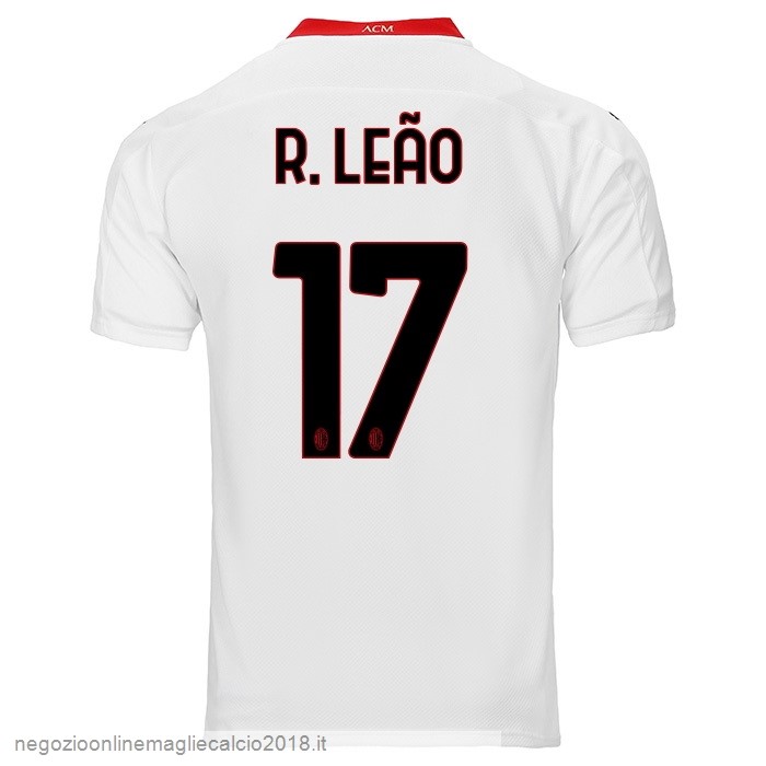 NO.17 R.Leao Away Online Maglia AC Milan 2020/21 Bianco