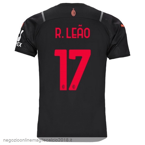NO.17 R.Leao Terza Online Maglia AC Milan 2021/2022 Nero
