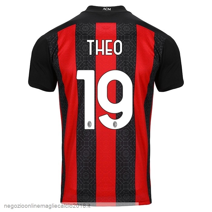 NO.19 Theo Home Online Maglia AC Milan 2020/21 Rosso