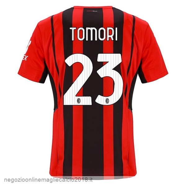 NO.23 Tomori Home Online Maglia AC Milan 2021/2022 Rosso