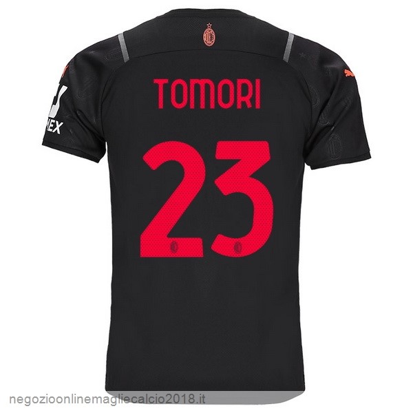 NO.23 Tomori Terza Online Maglia AC Milan 2021/2022 Nero