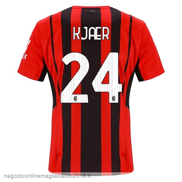 NO.24 Kjaer Home Online Maglia AC Milan 2021/2022 Rosso