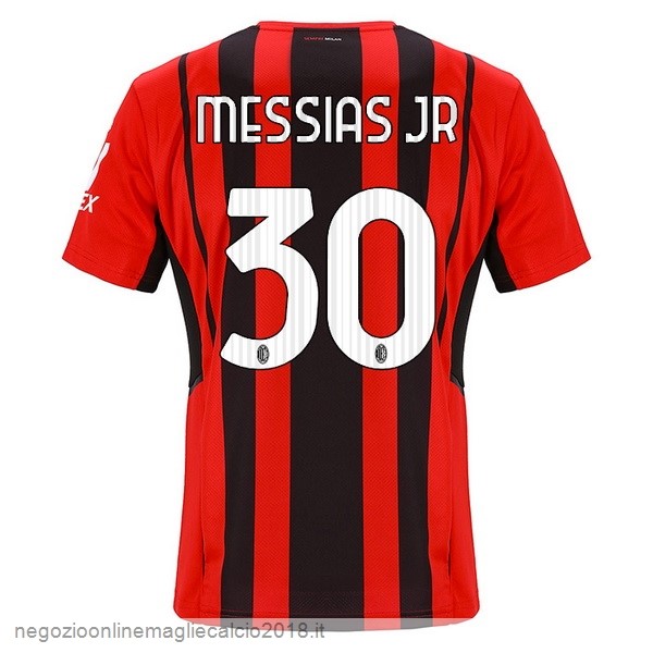 NO.30 Messias Home Online Maglia AC Milan 2021/2022 Rosso