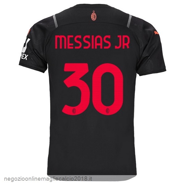 NO.30 Messias Terza Online Maglia AC Milan 2021/2022 Nero