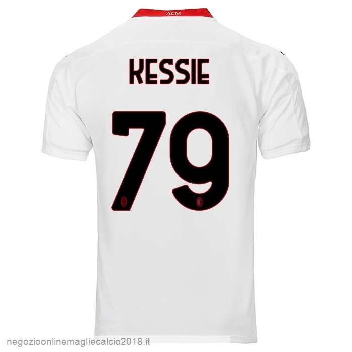 NO.79 Kessie Away Online Maglia AC Milan 2020/21 Bianco