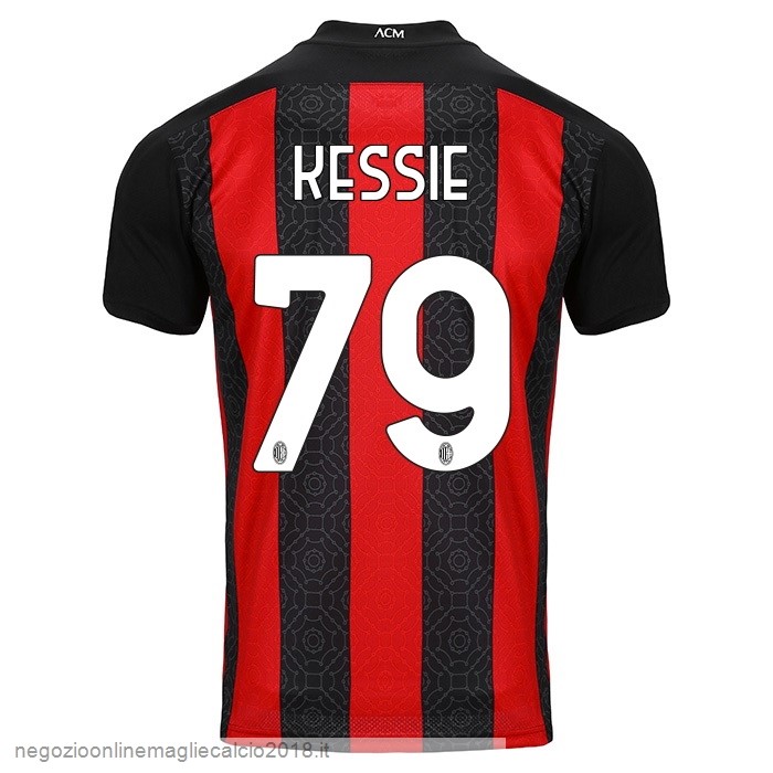 NO.79 Kessie Home Online Maglia AC Milan 2020/21 Rosso