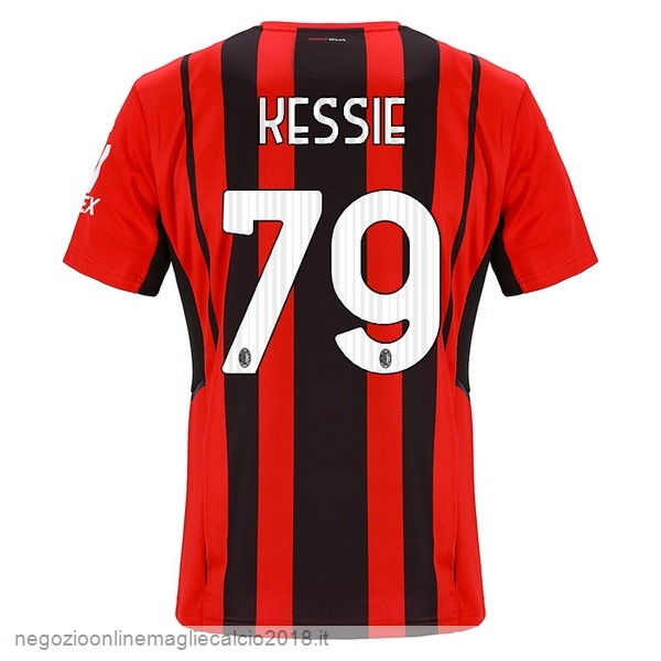 NO.79 Kessie Home Online Maglia AC Milan 2021/2022 Rosso