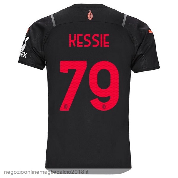 NO.79 Kessie Terza Online Maglia AC Milan 2021/2022 Nero