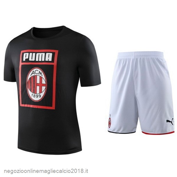 Online Formazione Set Completo AC Milan 2019/20 Nero Bianco