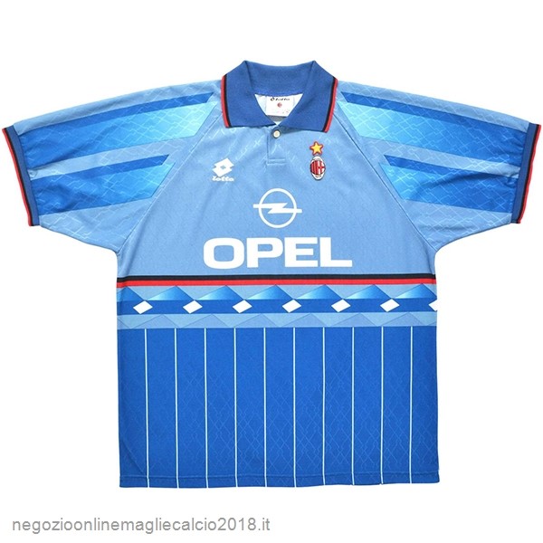 Terza Online Maglia AC Milan Retro 1995 1996 Blu