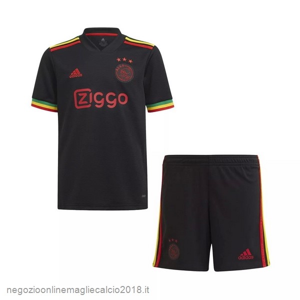 Terza Online Set Completo Bambino Ajax 2021/2022 Nero