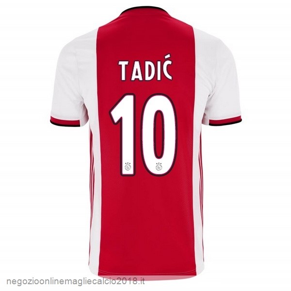 NO.10 Tadic Home Online Maglie Calcio Ajax 2019/20 Rosso