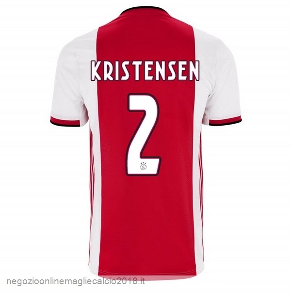 NO.2 Kristensen Home Online Maglie Calcio Ajax 2019/20 Rosso