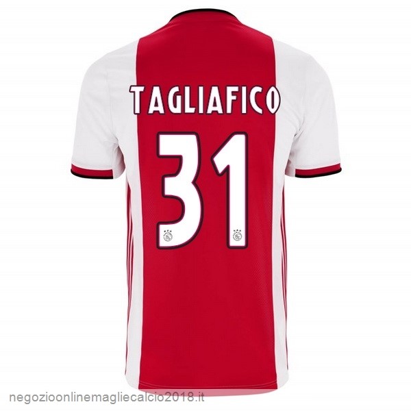NO.31 Tagliafico Home Online Maglie Calcio Ajax 2019/20 Rosso