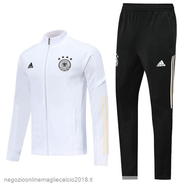 Tuta Calcio Germania 2020 Bianco Nero