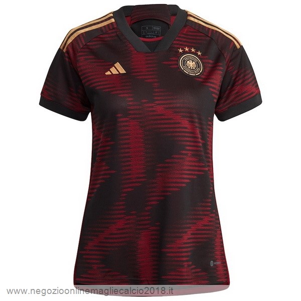 Away Online Maglia Donna Germania 2022 Rosso