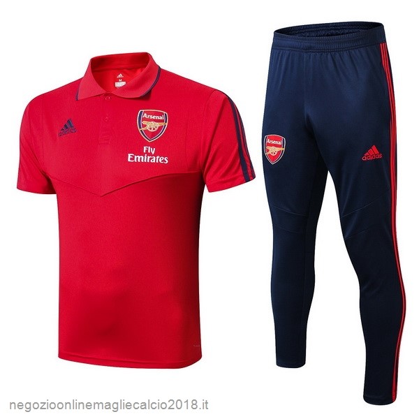 Online Set Completo Polo Arsenal 2019/20 Rosso Blu