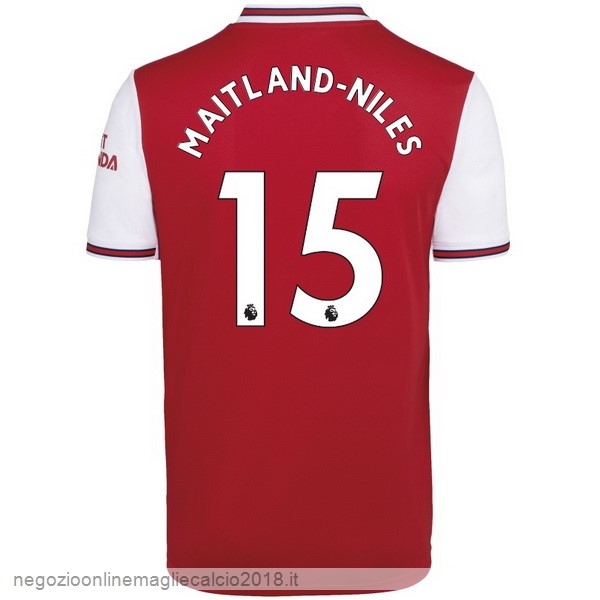 NO.15 Maitland Niles Home Online Maglie Calcio Arsenal 2019/20 Rosso