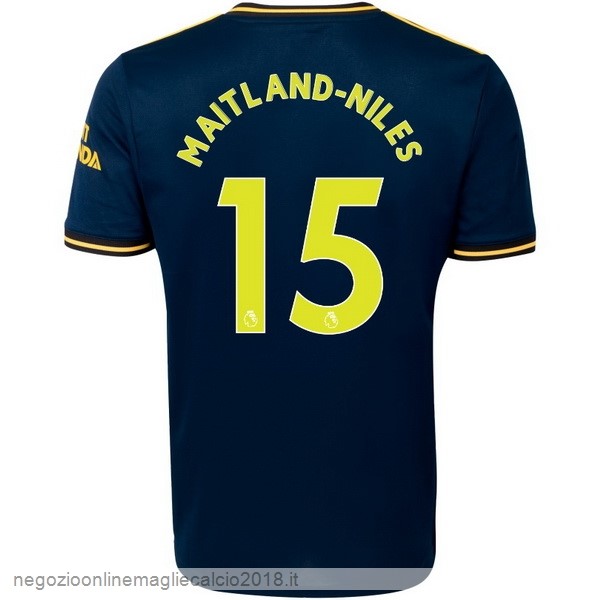 NO.15 Maitland Niles Terza Online Maglie Calcio Arsenal 2019/20 Blu