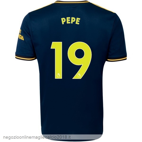 NO.19 Pepe Terza Online Maglie Calcio Arsenal 2019/20 Blu