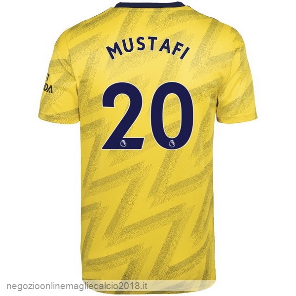 NO.20 Mustafi Away Online Maglie Calcio Arsenal 2019/20 Giallo