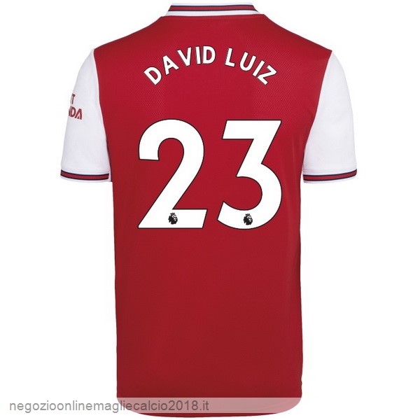NO.23 David Luiz Home Online Maglie Calcio Arsenal 2019/20 Rosso