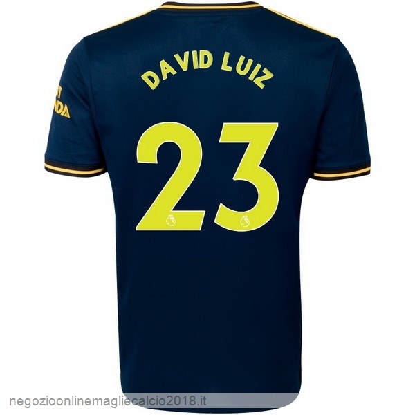 NO.23 David Luiz Terza Online Maglie Calcio Arsenal 2019/20 Blu