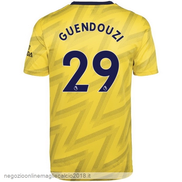 NO.29 Guendouzi Away Online Maglie Calcio Arsenal 2019/20 Giallo