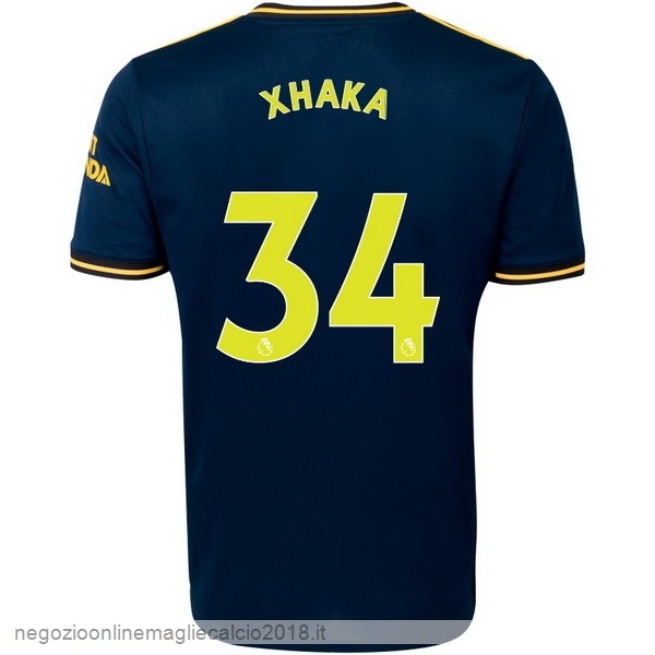 NO.34 Xhaka Terza Online Maglie Calcio Arsenal 2019/20 Blu