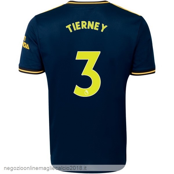 NO.3 Tierney Terza Online Maglie Calcio Arsenal 2019/20 Blu
