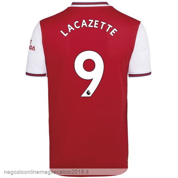 NO.9 Lacazette Home Online Maglie Calcio Arsenal 2019/20 Rosso