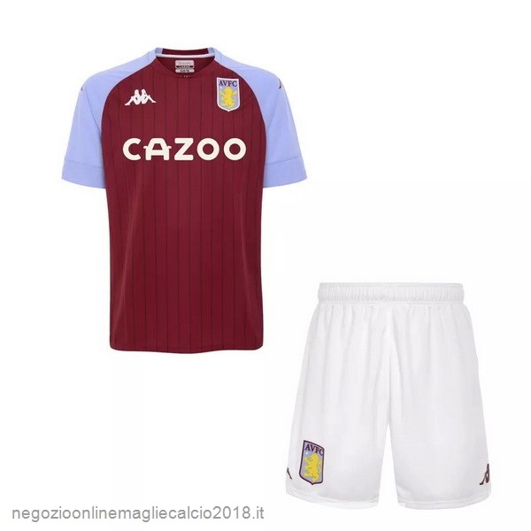 Home Online Conjunto De Bambino Aston Villa 2020/21 Rosso