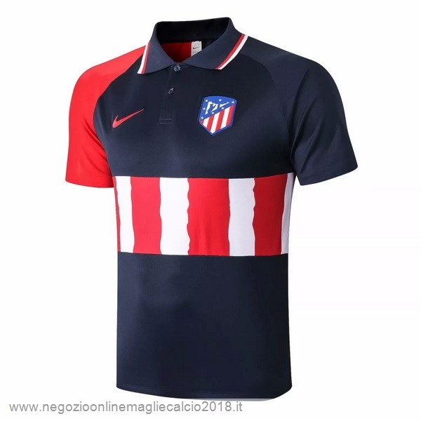 Polo Atlético Madrid 2020/2021 Nero Rosso