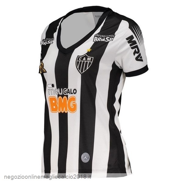 Home Online Maglie Calcio Donna Atlético Mineiro 2019/20 Nero Bianco