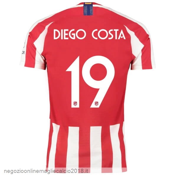 NO.19 Diego Costa Home Online Maglia Atlético Madrid 2019/20 Rosso