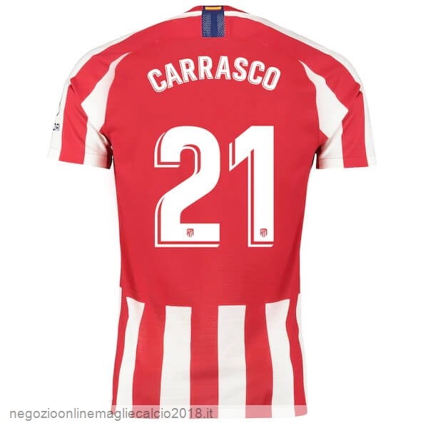 NO.21 Carrasco Home Online Maglia Atlético Madrid 2019/20 Rosso