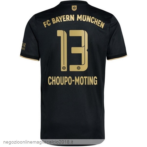 NO.13 Choupo Moting Away Online Maglia Bayern München 2021/2022 Nero