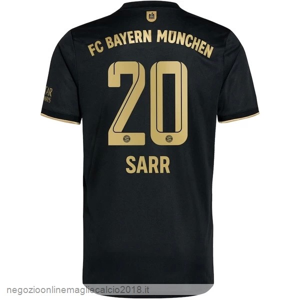 NO.20 Sarr Away Online Maglia Bayern München 2021/2022 Nero