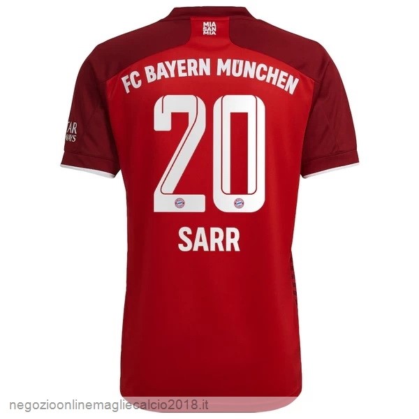 NO.20 Sarr Home Online Maglia Bayern München 2021/2022 Rosso