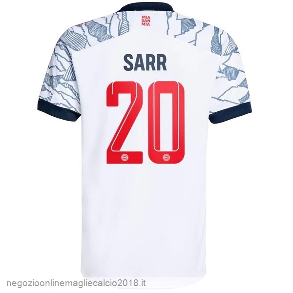 NO.20 Sarr Terza Online Maglia Bayern München 2021/2022 Bianco