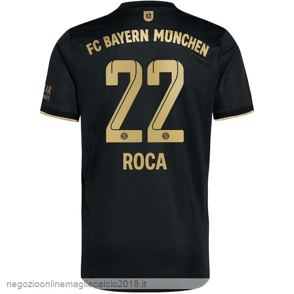 NO.22 Roca Away Online Maglia Bayern München 2021/2022 Nero