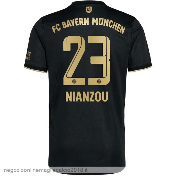 NO.23 Nianzou Away Online Maglia Bayern München 2021/2022 Nero