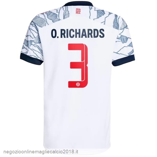 NO.3 O. Richards Terza Online Maglia Bayern München 2021/2022 Bianco