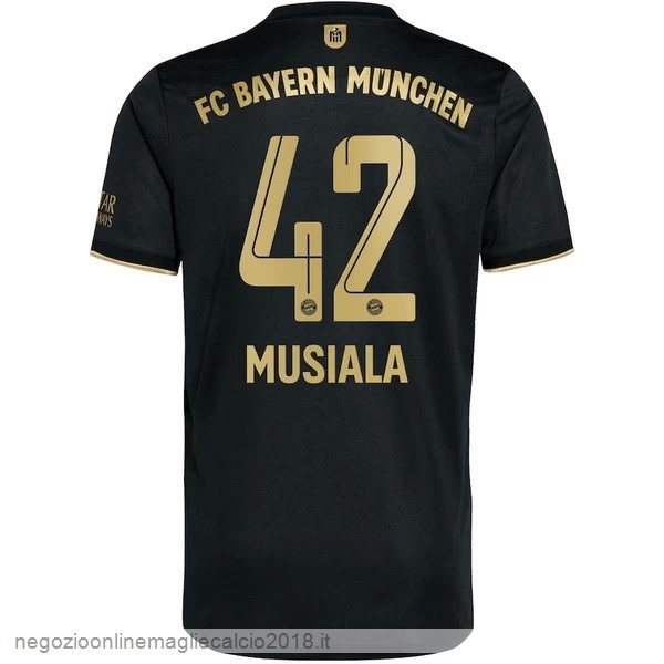 NO.42 Musiala Away Online Maglia Bayern München 2021/2022 Nero