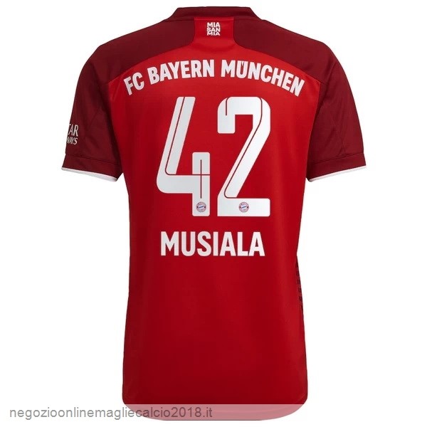 NO.42 Musiala Home Online Maglia Bayern München 2021/2022 Rosso