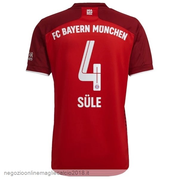 NO.4 Sule Home Online Maglia Bayern München 2021/2022 Rosso